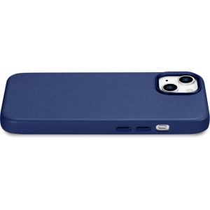Hurtownia GSM - Etui iCarer Case Leather MagSafe Apple iPhone 14 Plus / 15 Plus modrý - ICR482 - {ean13} - Hurt