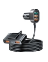 Autós töltő Joyroom 45W 5xUSB-A fekete (JR-CL03 Pro)