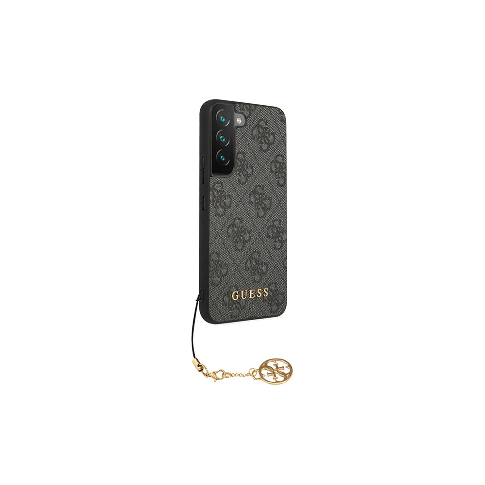 Hurtownia GSM - Case Guess GUHCS23SGF4GGR Samsung Galaxy S23 grau/grey Hardcase 4G Charms Collection - GUE2387 - {ean13} - Hurt