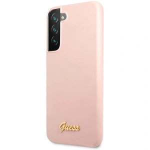 Hurtownia GSM - Etui Guess GUHCS23SLSLMGPP Samsung Galaxy S23 roz/roz hardcase Silicon Script Metal Logo - GUE2388 - {ean13} - Hurt