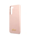 Hurtownia GSM - Etui Guess GUHCS23SLSLMGPP Samsung Galaxy S23 roz/roz hardcase Silicon Script Metal Logo - GUE2388 - {ean13} - Hurt