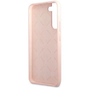 Hurtownia GSM - Etui Guess GUHCS23SLSLMGPP Samsung Galaxy S23 rózsaszín/pink kemény tok Szilikon Írásos Fém Logó - GUE2388 - {ean13} - Hurt