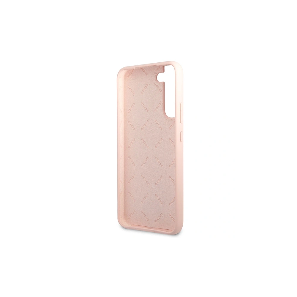 Hurtownia GSM - Etui Guess GUHCS23SLSLMGPP Samsung Galaxy S23 roz/roz hardcase Silicon Script Metal Logo - GUE2388 - {ean13} - Hurt