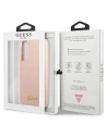 Hurtownia GSM - Etui Guess GUHCS23SLSLMGPP Samsung Galaxy S23 roz/roz hardcase Silicon Script Metal Logo - GUE2388 - {ean13} - Hurt