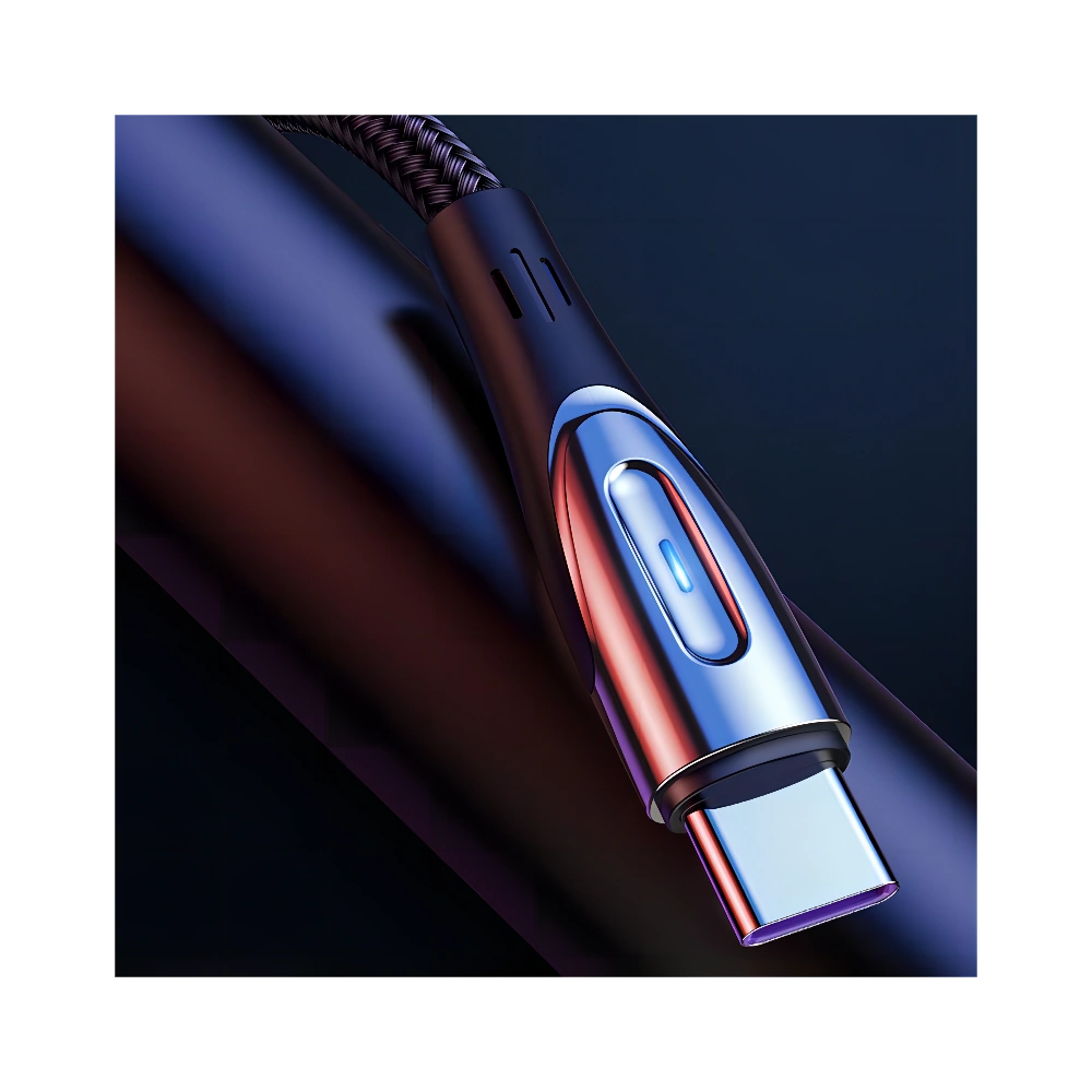 Hurtownia GSM - Cablul Joyroom Sharp Series USB-A/USB-C 3A 1.2m negru (S-M411) - JYR584 - {ean13} - Hurt