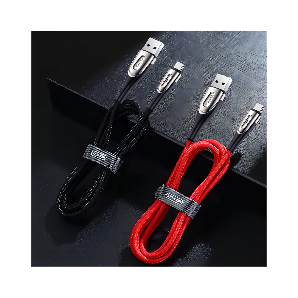 Hurtownia GSM - Cablul Joyroom Sharp Series USB-A/USB-C 3A 1.2m negru (S-M411) - JYR584 - {ean13} - Hurt