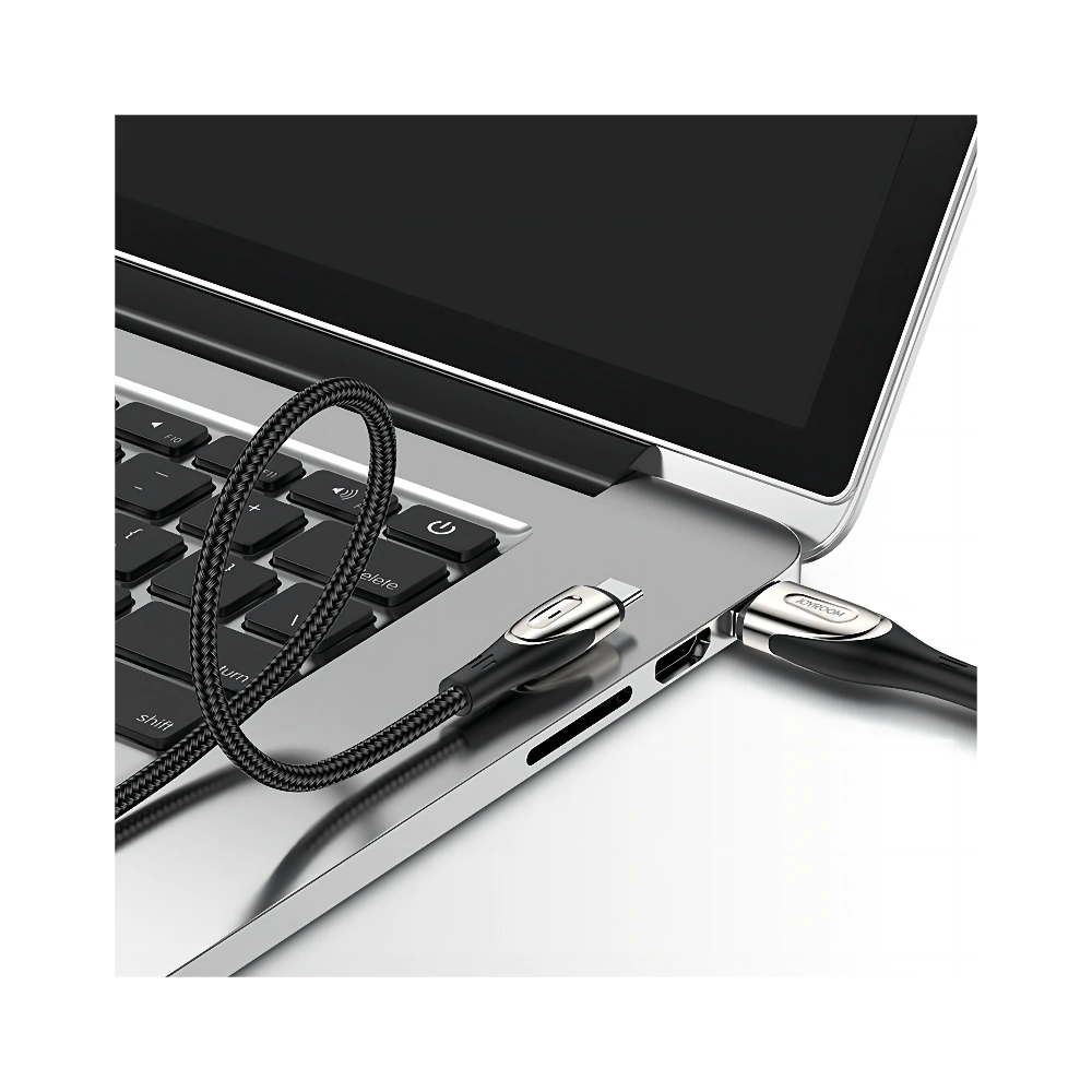 Hurtownia GSM - Cablul Joyroom Sharp Series USB-A/USB-C 3A 1.2m negru (S-M411) - JYR584 - {ean13} - Hurt
