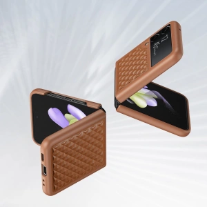 Wholesale Dux Ducis Venice Samsung Galaxy Z Flip 4 brown - DDS1579 - {ean13} - Hurt