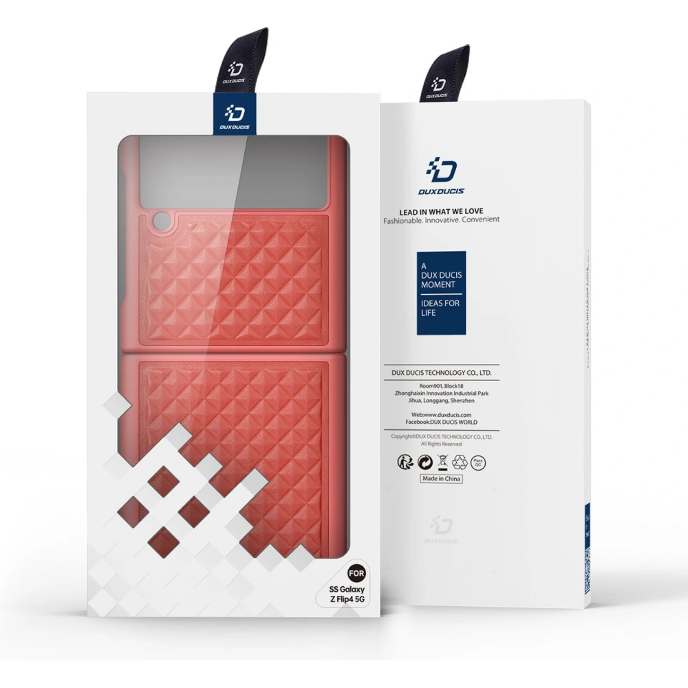 Hurtownia GSM - Case Dux Ducis Venice Samsung Galaxy Z Flip 4 rot - DDS1580 - {ean13} - Hurt