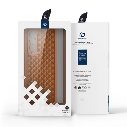 Etui Dux Ducis Venice Samsung Galaxy Z Fold 4 brązowe