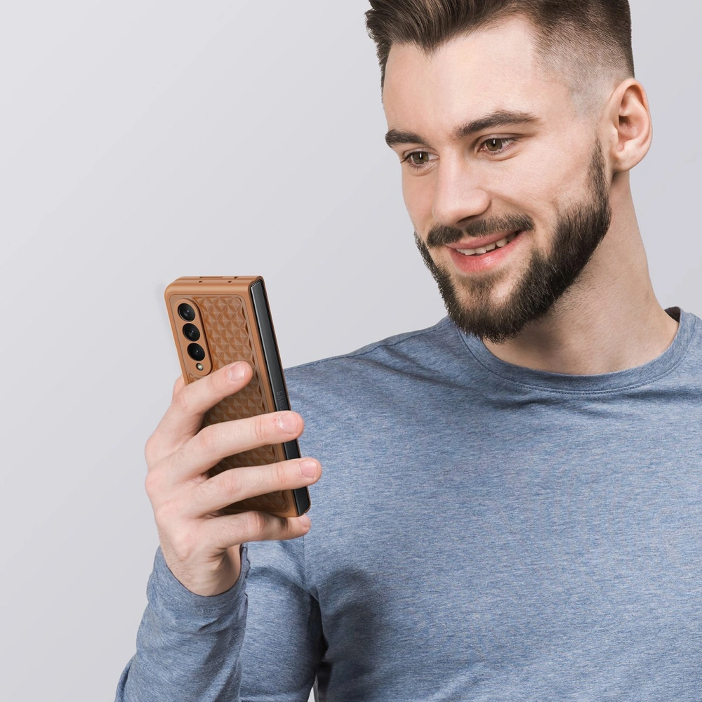 Hurtownia GSM - Etui Dux Ducis Venice Samsung Galaxy Z Fold 4 hnědé - DDS1583 - {ean13} - Hurt