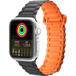 Hurtownia GSM - Pasek Dux Ducis Strap Armor Apple Watch 4/5/6/7/SE/8/9/10 40/41/42mm černo-oranžový - DDS1588 - {ean13} - Hurt