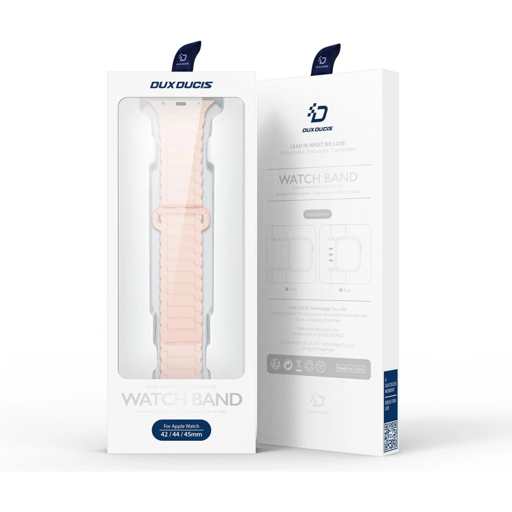 Hurtownia GSM - Pasek Dux Ducis Strap Armor Apple Watch 4/5/6/7/SE/8/9/10 40/41/42mm różowo-fioletowy - DDS1591 - {ean13} - Hurt