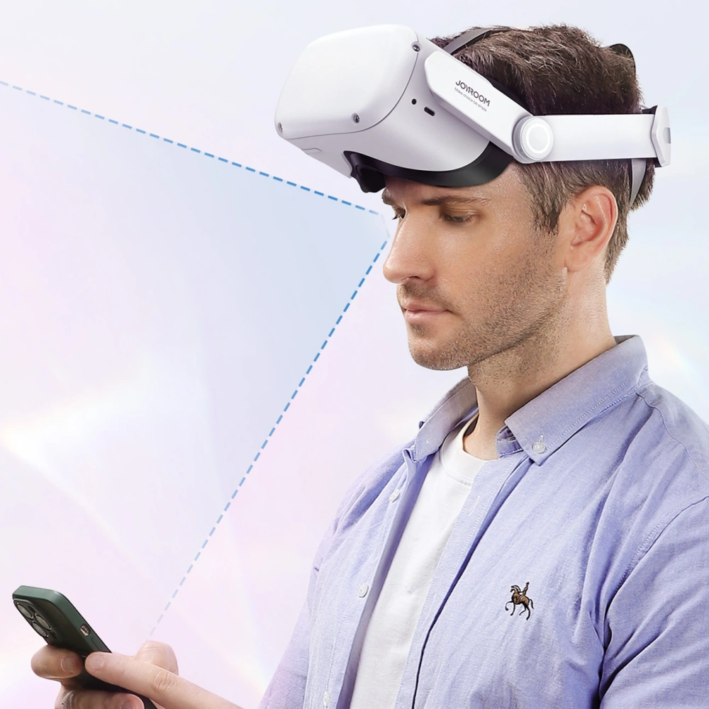 Hurtownia GSM - Pasek Joyroom Oculus Quest 2 bílý (JR-QS1) - JYR593 - {ean13} - Hurt
