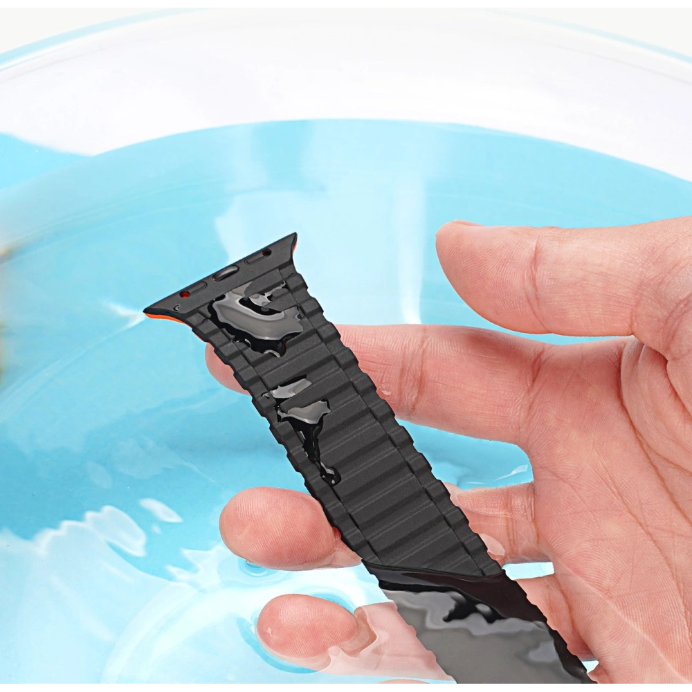 Hurtownia GSM - Dux Ducis Pánt Páncél Apple Watch 4/5/6/7/SE/8/9/Ultra 44/45/49mm fekete-narancssárga - DDS1592 - {ean13} - Hurt