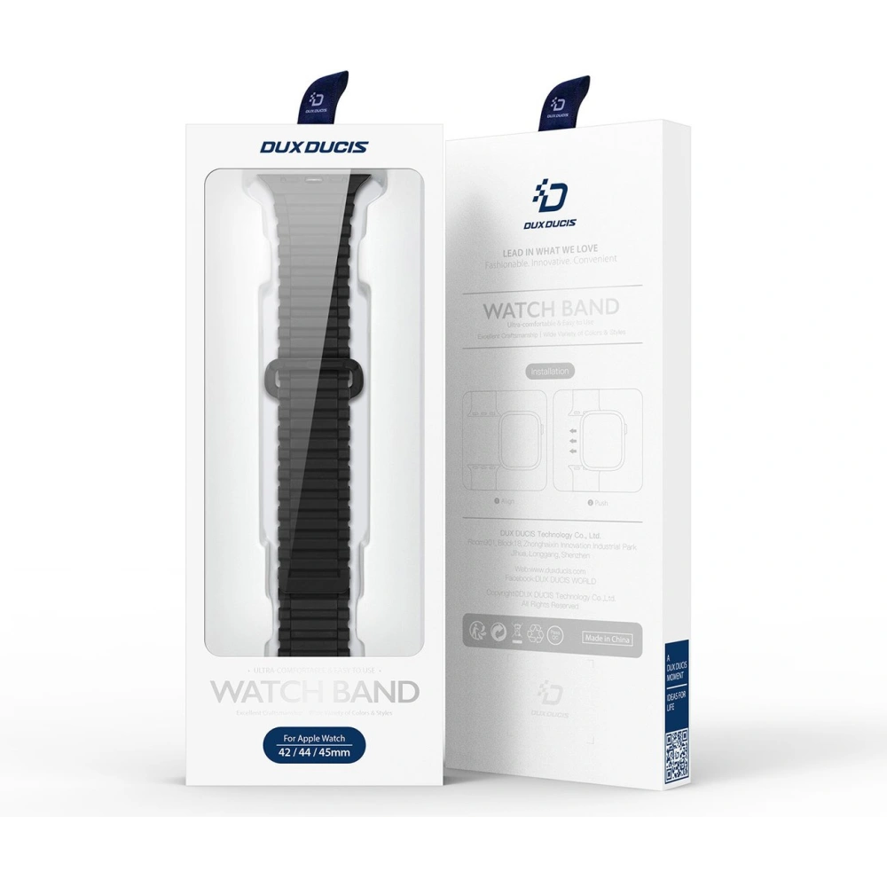 Hurtownia GSM - Dux Ducis Pánt Páncél Apple Watch 4/5/6/7/SE/8/9/Ultra 44/45/49mm fekete-narancssárga - DDS1592 - {ean13} - Hurt