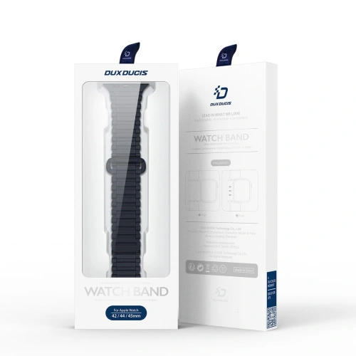 Pasek Dux Ducis Strap Armor Apple Watch 4/5/6/7/SE/8/9/Ultra 44/45/49mm niebieski