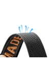 Hurtownia GSM - Pasek Dux Ducis Strap Outdoor Apple Watch 4/5/6/7/SE/8/9/Ultra 44/45/49mm černo-oranžový - DDS1596 - {ean13} - Hurt