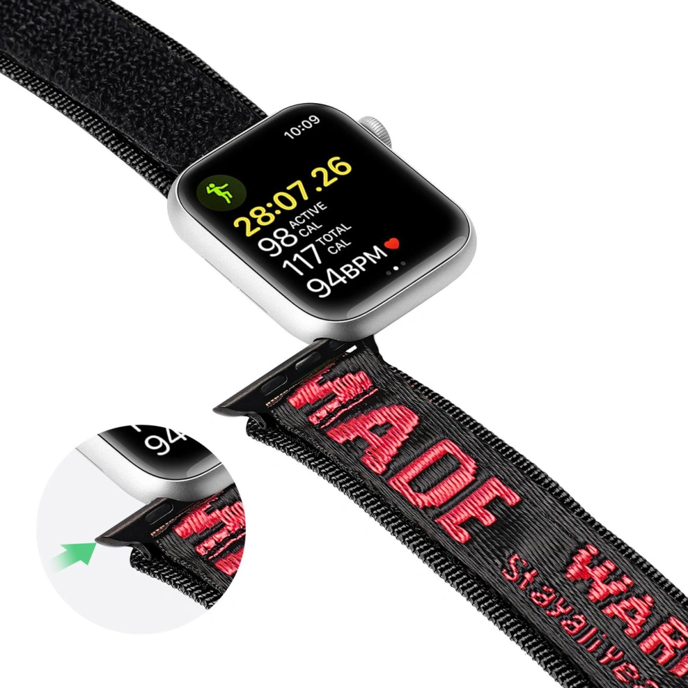 Hurtownia GSM - Dux Ducis Strap Outdoor Apple Watch 4/5/6/7/SE/8/9/Ultra 44/45/49mm fekete-piros - DDS1598 - {ean13} - Hurt