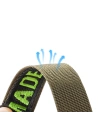 Wholesale Dux Ducis Strap Outdoor Apple Watch 4/5/6/7/SE/8/9/Ultra 44/45/49mm black-green - DDS1599 - {ean13} - Hurt