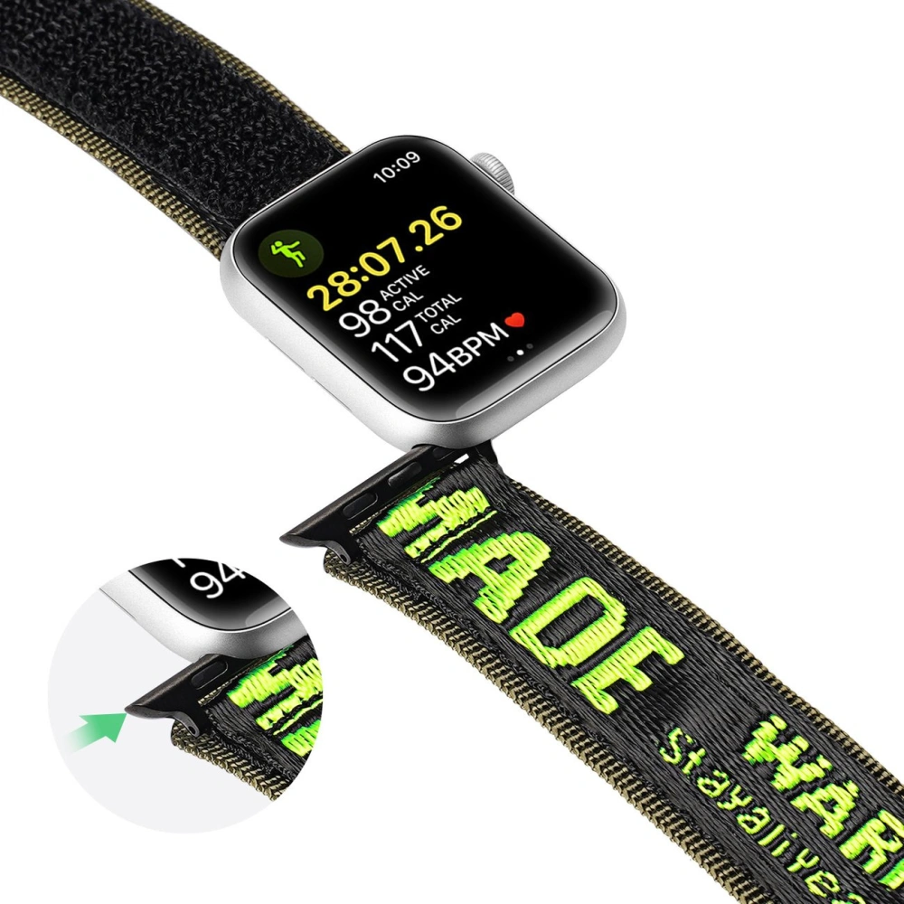 Hurtownia GSM - Pasek Dux Ducis Strap Outdoor Apple Watch 4/5/6/7/SE/8/9/Ultra 44/45/49mm negru-verde - DDS1599 - {ean13} - Hurt