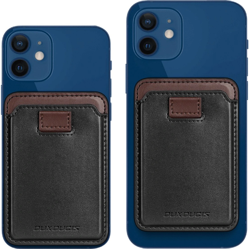 Hurtownia GSM - Kartenfach Dux Ducis Magnetic Leder Geldbörse MagSafe für iPhone Anti-RFID schwarz - DDS1601 - {ean13} - Hurt