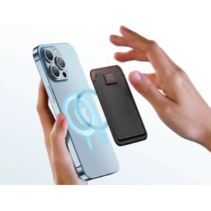 Hurtownia GSM - Kártyatartó Dux Ducis Magnetic Bőr Pénztárca MagSafe iPhone-hoz Anti-RFID fekete - DDS1601 - {ean13} - Hurt
