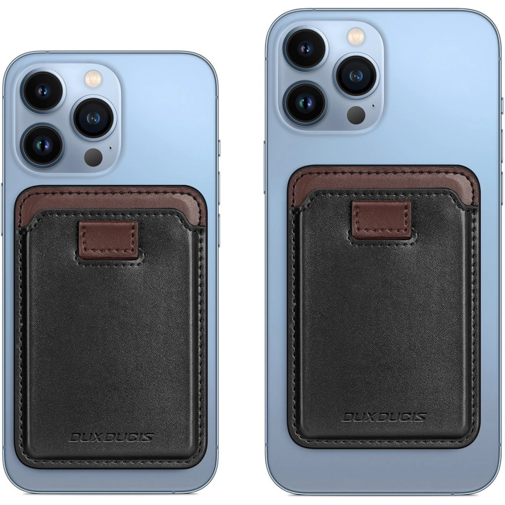 Hurtownia GSM - Kartenfach Dux Ducis Magnetic Leder Geldbörse MagSafe für iPhone Anti-RFID schwarz - DDS1601 - {ean13} - Hurt