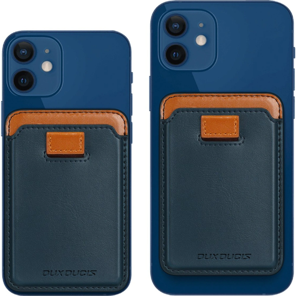 Hurtownia GSM - Kartenfach Dux Ducis Magnetic Leder Wallet MagSafe für iPhone Anti-RFID blau - DDS1602 - {ean13} - Hurt