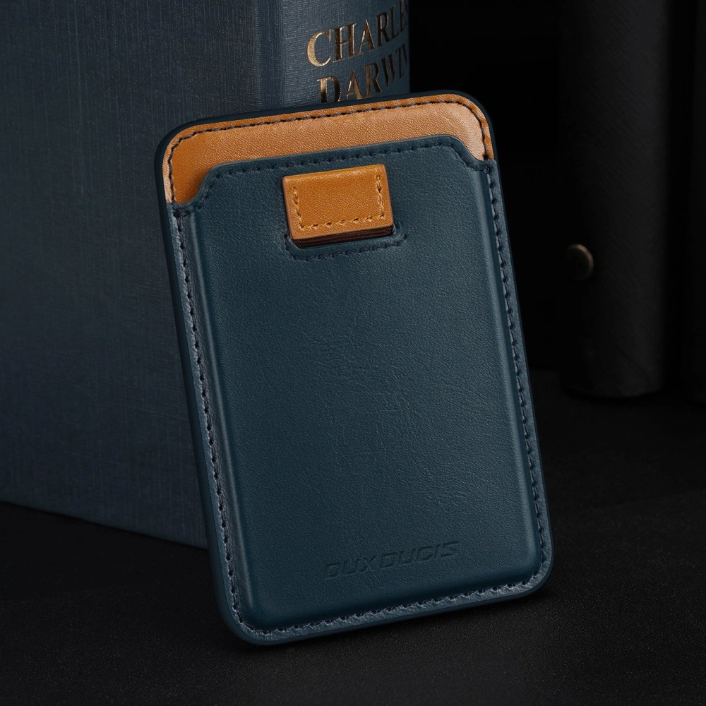 Hurtownia GSM - Kartenfach Dux Ducis Magnetic Leder Wallet MagSafe für iPhone Anti-RFID blau - DDS1602 - {ean13} - Hurt