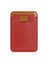 Kieszeń na karty Dux Ducis Magnetic Leather Wallet MagSafe do iPhone Anti-RFID czerwone