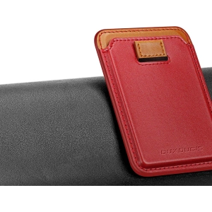 Hurtownia GSM - Kártyatartó Dux Ducis Magnetic Bőr Pénztárca MagSafe iPhone-hoz Anti-RFID piros - DDS1603 - {ean13} - Hurt