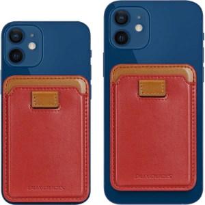 Hurtownia GSM - Kártyatartó Dux Ducis Magnetic Bőr Pénztárca MagSafe iPhone-hoz Anti-RFID piros - DDS1603 - {ean13} - Hurt