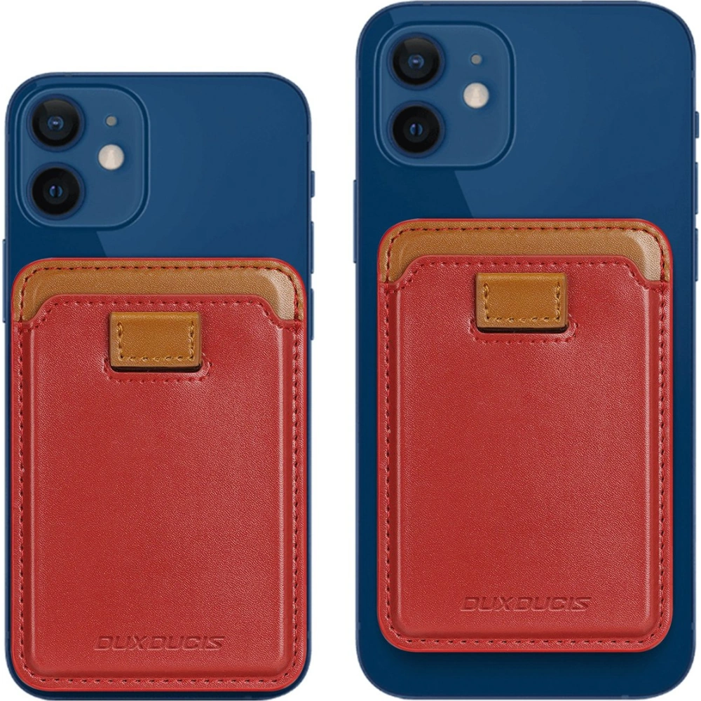 Hurtownia GSM - Kartenfach Dux Ducis Magnetic Leder Wallet MagSafe für iPhone Anti-RFID rot - DDS1603 - {ean13} - Hurt
