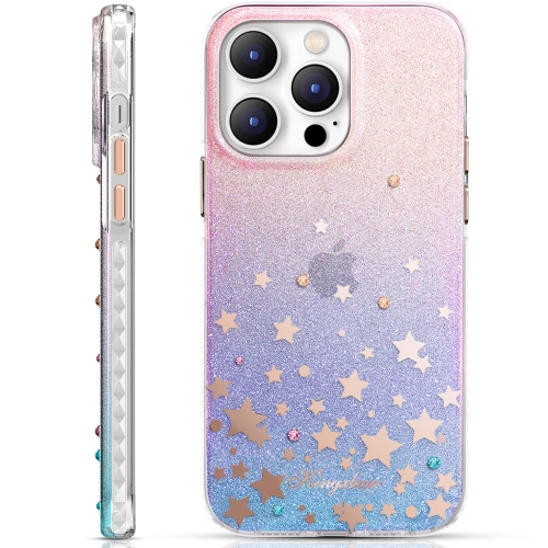 Etui Kingxbar Heart Star Apple iPhone 14 zodiac