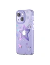 Etui Kingxbar Heart Star Apple iPhone 14 stea violetă