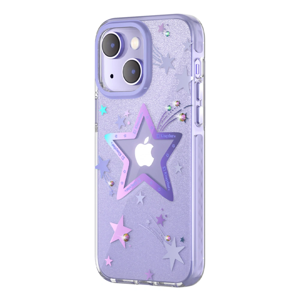 Hurtownia GSM - Case Kingxbar Heart Star Apple iPhone 14 lila Stern - KGX527 - {ean13} - Hurt