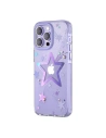 Etui Kingxbar Heart Star Apple iPhone 14 Pro fialová hvězda
