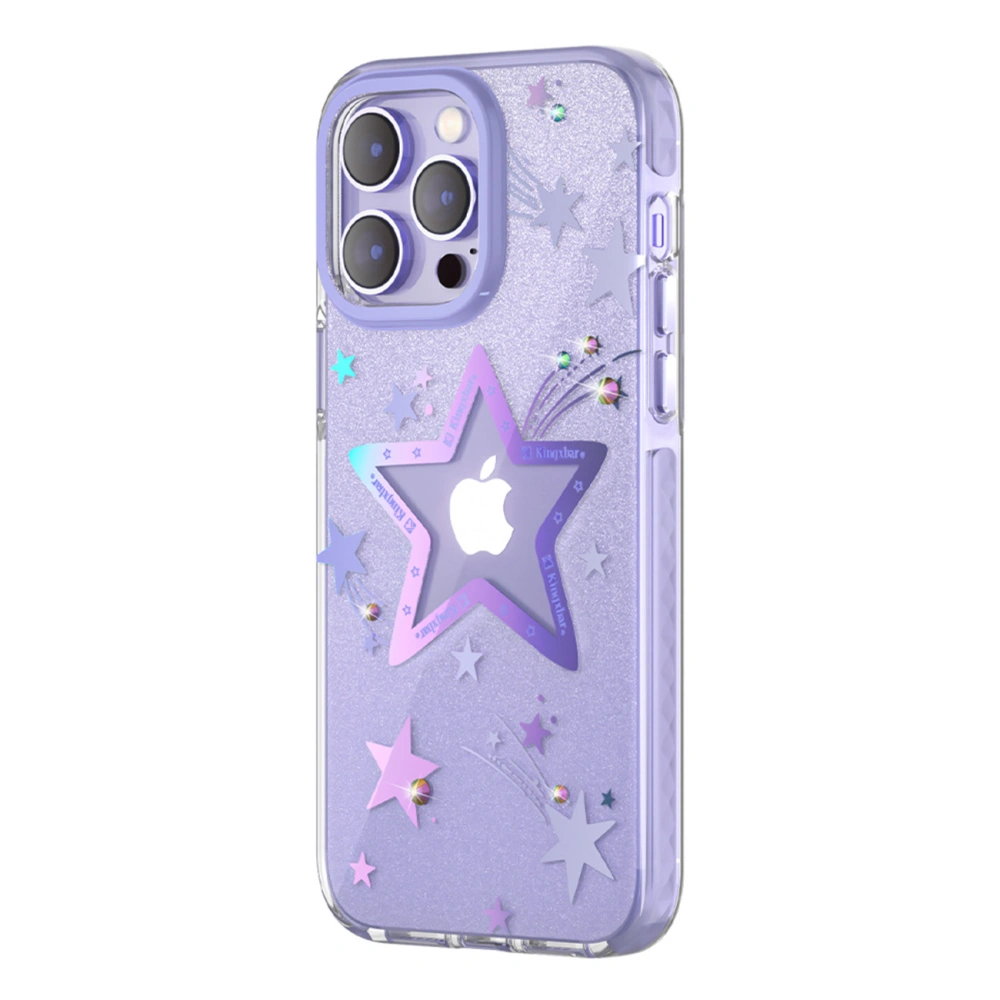 Hurtownia GSM - Etui Kingxbar Heart Star Apple iPhone 14 Pro lila csillag - KGX530 - {ean13} - Hurt