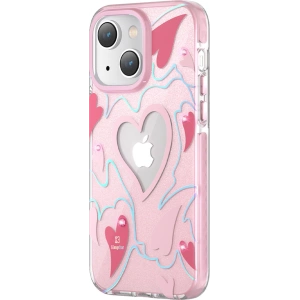 Hurtownia GSM - Etui Kingxbar Heart Star Apple iPhone 14 Plus / 15 Plus růžové srdce - KGX532 - {ean13} - Hurt
