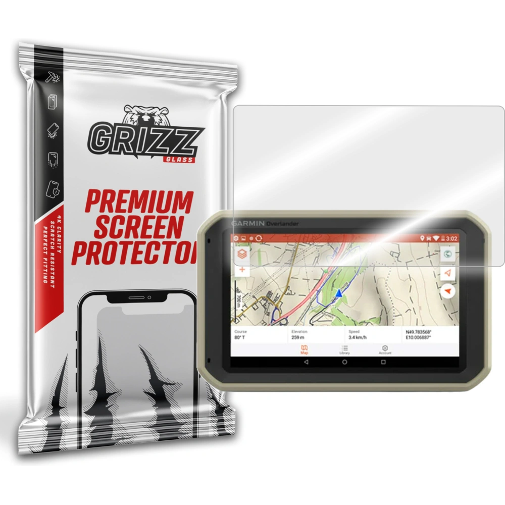 Sklář hybridní GrizzGlass HybridGlass pro Garmin Overlander