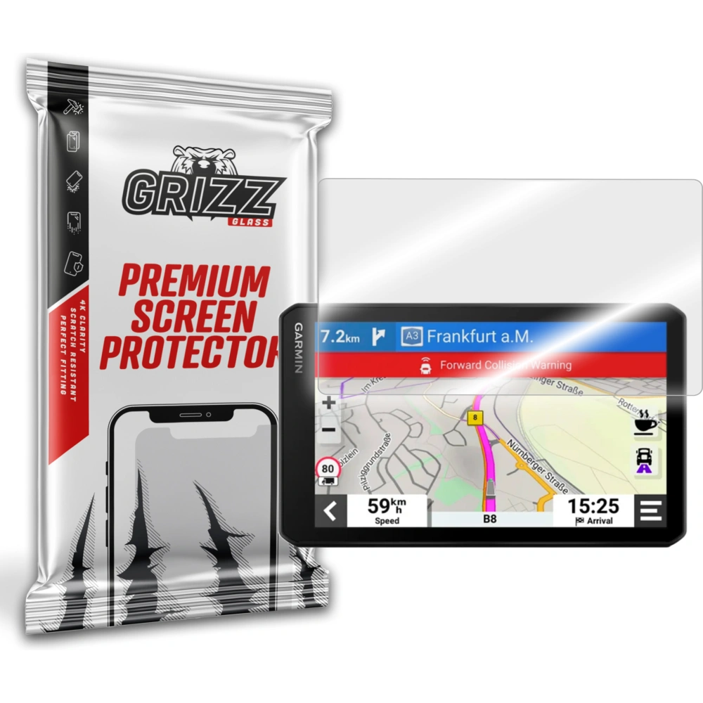 Hârtie hibridă GrizzGlass HybridGlass pentru Garmin dezlCam LGV710