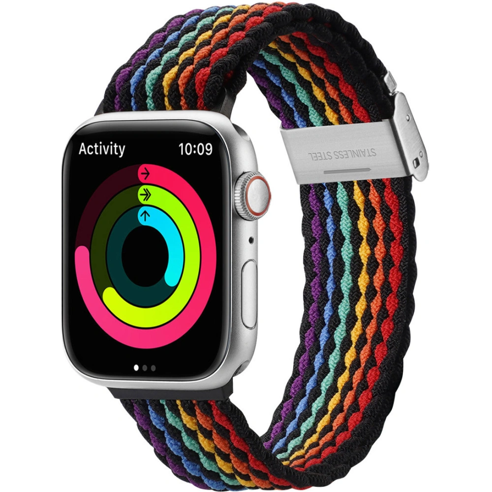 Hurtownia GSM - Pás Dux Ducis Strap Mixture II Apple Watch 4/5/6/7/SE/8/9/10 40/41/42mm tmavé pruhy - DDS1618 - {ean13} - Hurt