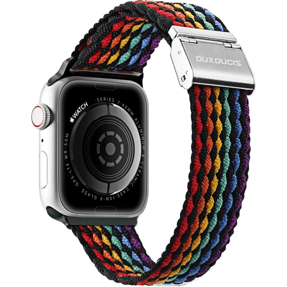 Hurtownia GSM - Pás Dux Ducis Strap Mixture II Apple Watch 4/5/6/7/SE/8/9/10 40/41/42mm tmavé pruhy - DDS1618 - {ean13} - Hurt