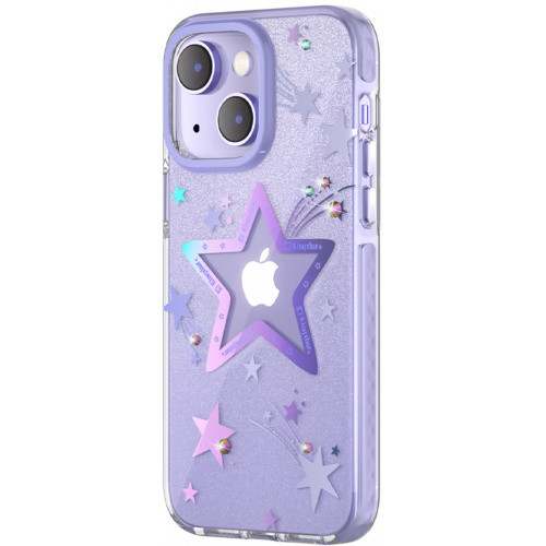 Hurtownia Kingxbar - 6959003508423 - KGX533 - Etui Kingxbar Heart Star Apple iPhone 14 Plus / 15 Plus purple star - B2B homescreen