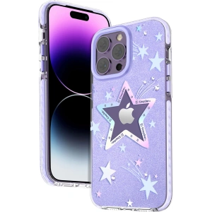 Hurtownia GSM - Etui Kingxbar Heart Star Apple iPhone 14 Plus / 15 Plus purple star - KGX533 - {ean13} - Hurt