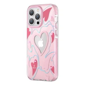 Hurtownia GSM - Etui Kingxbar Heart Star Apple iPhone 14 Pro Max pink heart - KGX535 - {ean13} - Hurt