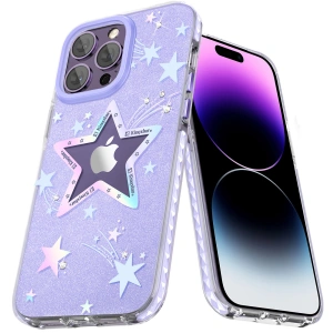 Hurtownia GSM - Etui Kingxbar Heart Star Apple iPhone 14 Pro Max purple star - KGX536 - {ean13} - Hurt
