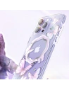 Etui Kingxbar Butterfly MagSafe Apple iPhone 14 fioletowe Etui Kingxbar Butterfly MagSafe Apple iPhone 14 fioletowe