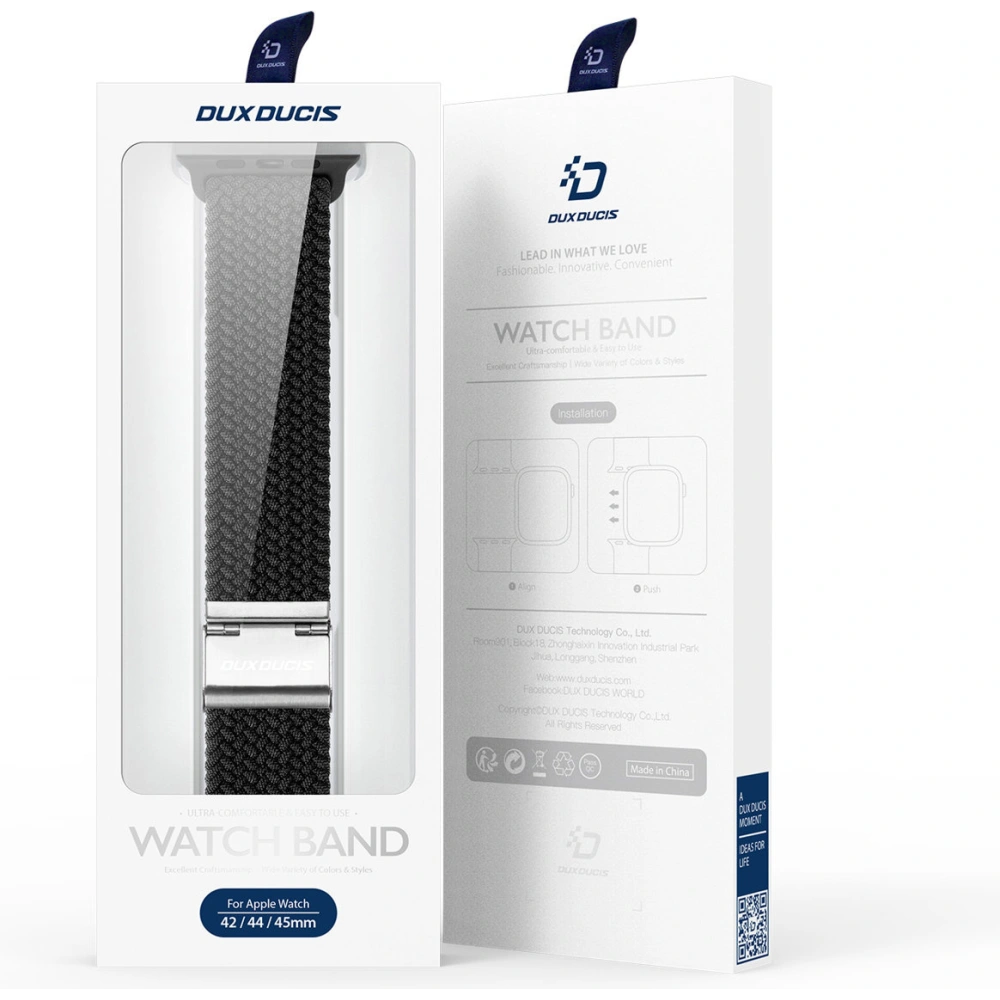 Hurtownia GSM - Dux Ducis Strap Mixture II Apple Watch 4/5/6/7/SE/8/9/Ultra 44/45/49mm fekete - DDS1623 - {ean13} - Hurt